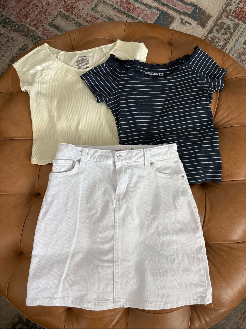 Girls skirt and tee bundle.